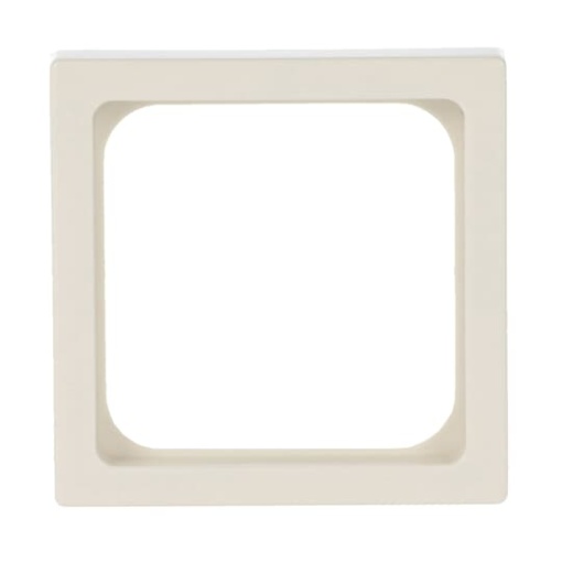 Cover plate 50x50 mm Telecommunication inserts ivory white - Platform 63