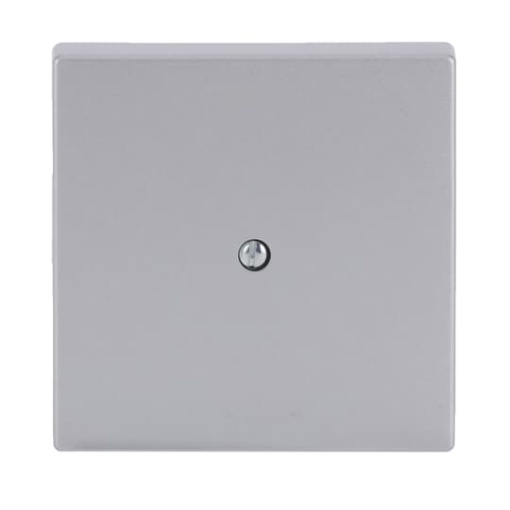 Cover plate telephone connector boxes VDo aluminium silver - Platform 63