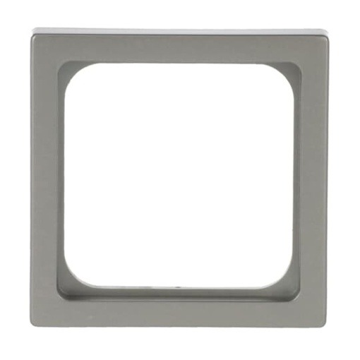 Cover plate 50x50 mm Telecommunication inserts stainless steel - Pure Stainless Steel