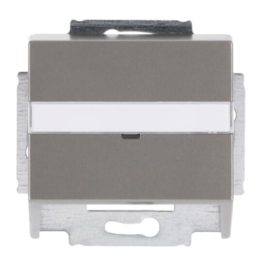 Cover plate with labelling field For data connection housing stainless steel - Pure Stainless Steel