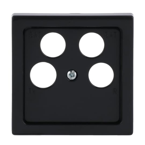 Cover plate SAT 4 gang anthracite - Platform 63