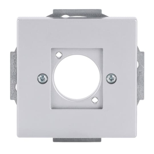 Cover plate XLR 1 gang aluminium silver - Platform 63