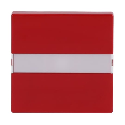 Rocker with labelling field for Switchpush button, Single rocker red - Platform 63