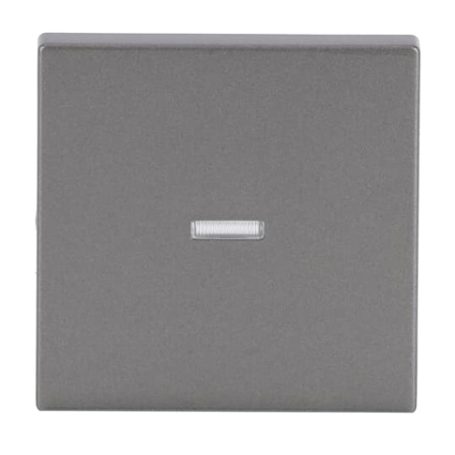 Rocker for Switchpush button, Single rocker grey metallic - Platform 63