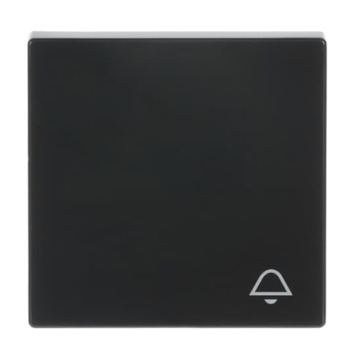 Rocker with legend Symbol "bell" for Switchpush button, Single rocker anthracite - Platform 63