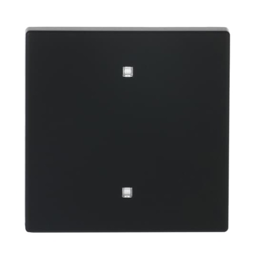 Rocker for Electronic push button Single rocker black matt - Platform 63