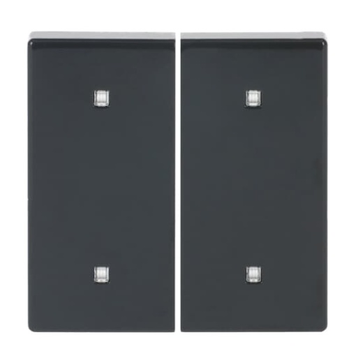 Rocker for Electronic push button Two-part rocker anthracite - Platform 63