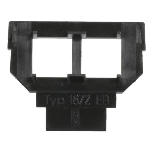 Socket Fixing Plate for Modular Jack 2 gang anthracite