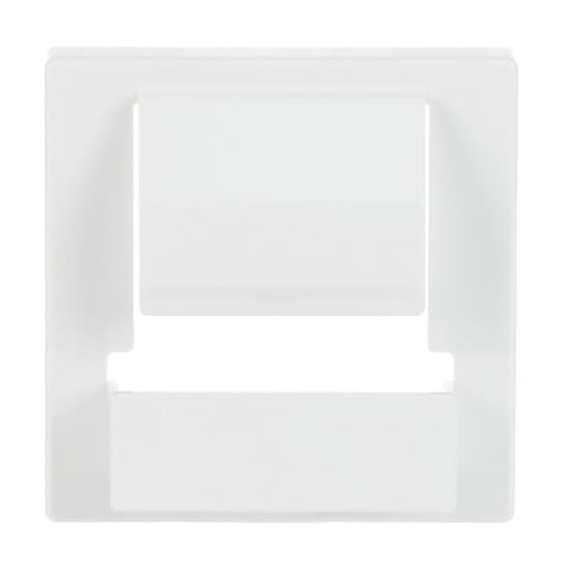 Cover plate PowerDock 1 gang studio white - Platform 63