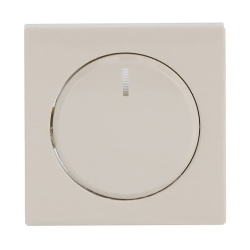 Cover plate for Dimmer Turn button with Neon lamp ivory white - Platform 63