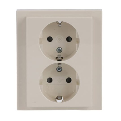 Socket Outlets Safety Shutter without claw ivory white - Platform 63