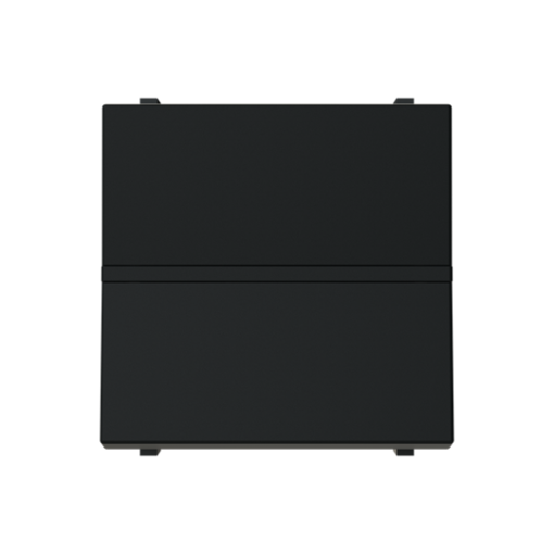 Insertcover Rockerbutton, Off switch 1-pole with LED exchangeable Black - Zenit