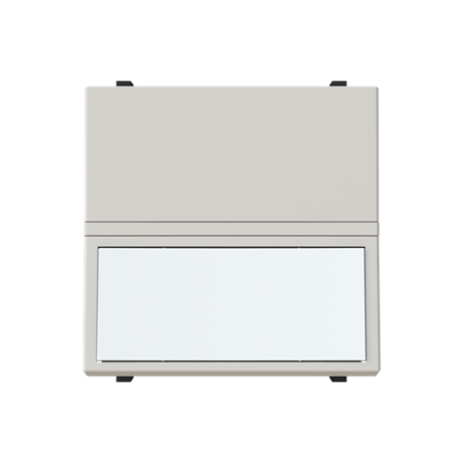 Insertcover Without imprint Push button, Single push button 1P 1NO 1CO Dune - Zenit