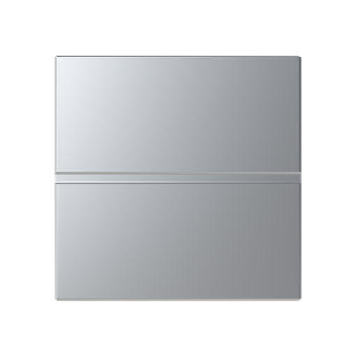 Rocker Switchpush button with None Silver - Zenit