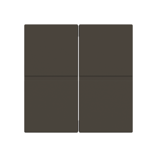 Rocker Switchpush button with None Anthracite - Zenit