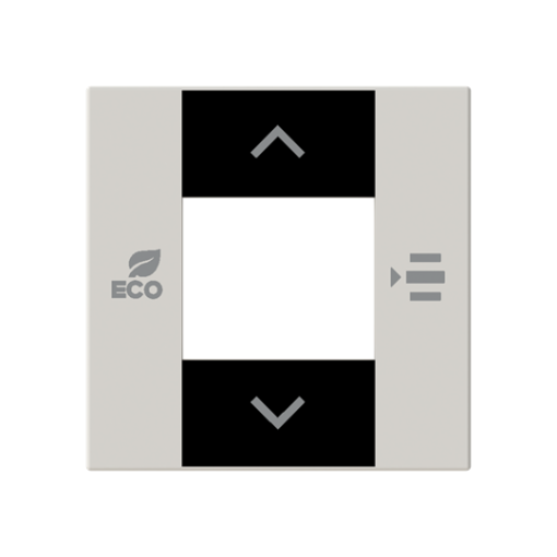 Cover plate Thermostat with Various symbols Dune - Zenit
