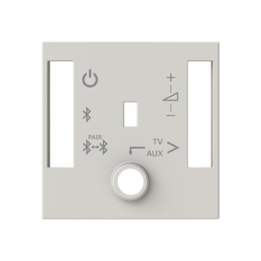 Cover plate Sound control with Various symbols Dune - Zenit