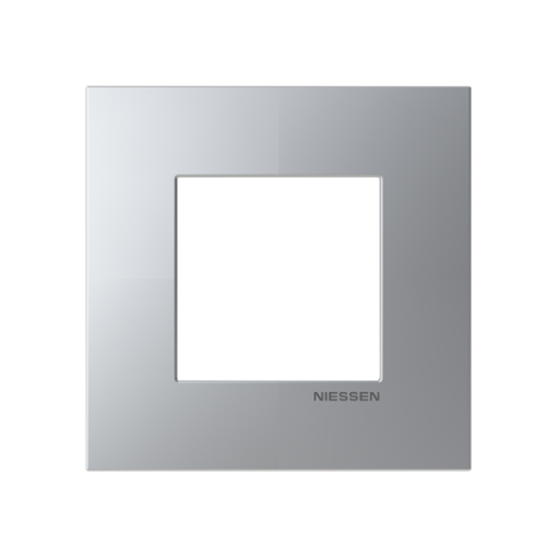 Frame 1-gang Silver - Zenit
