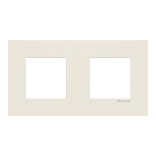 Frame 2-gang White - Zenit