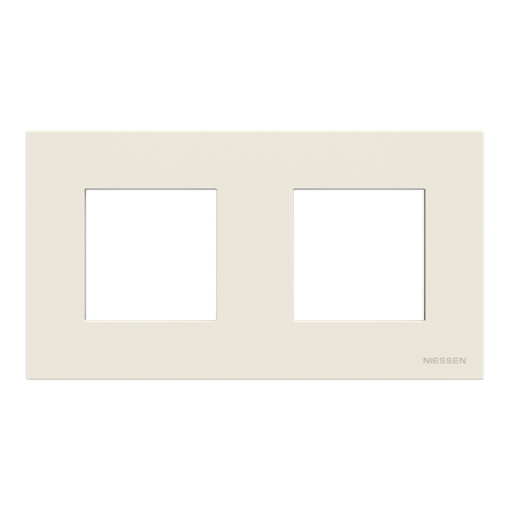 Frame 2-gang White - Zenit