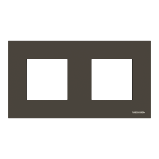 Frame 2-gang Anthracite - Zenit