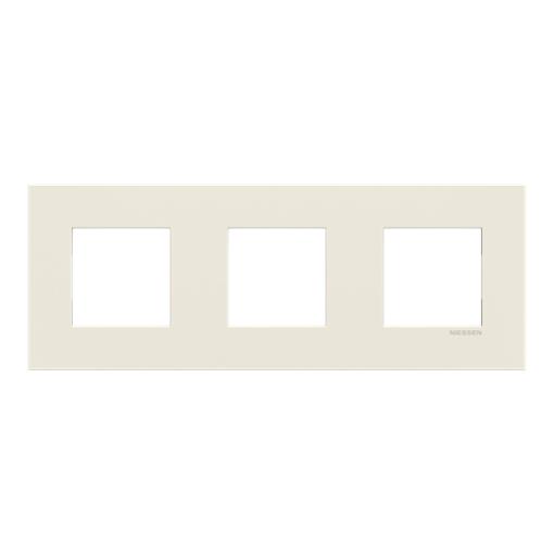 Frame 3-gang White - Zenit