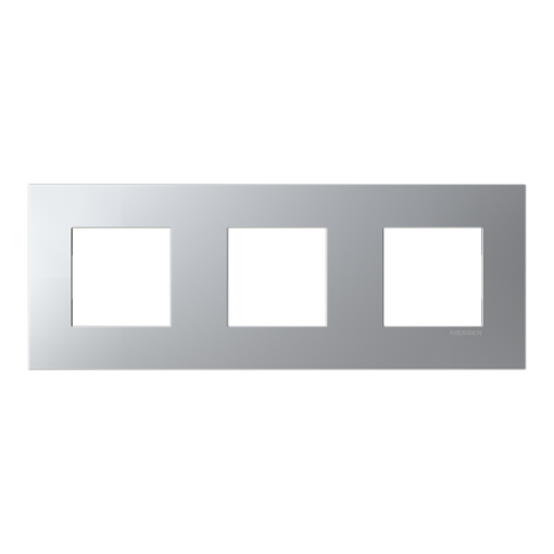 Frame 3-gang Silver - Zenit