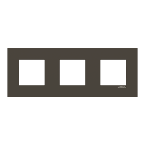 Frame 3-gang Anthracite - Zenit