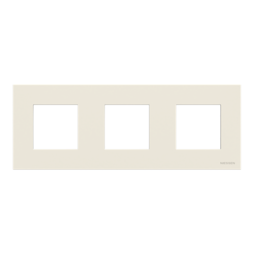 Frame 3-gang White - Zenit