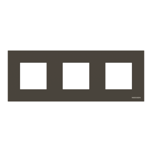 Frame 3-gang Anthracite - Zenit