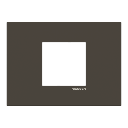 Frame 1-gang Anthracite - Zenit