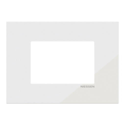 Frame 1-gang Tacteo White - Zenit