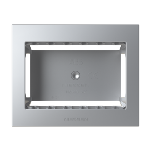 Box IP40 3-gang Silver - Zenit