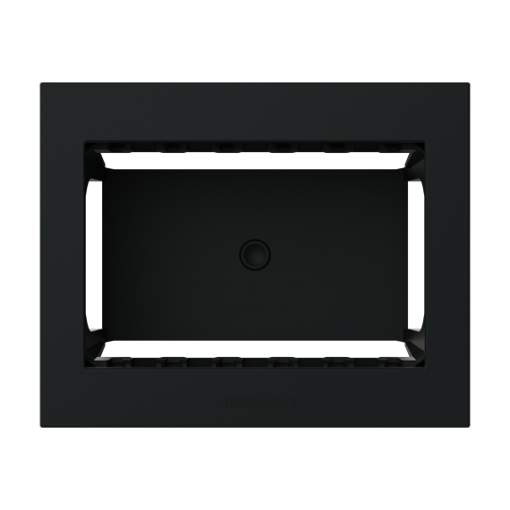Box IP40 3-gang Black - Zenit