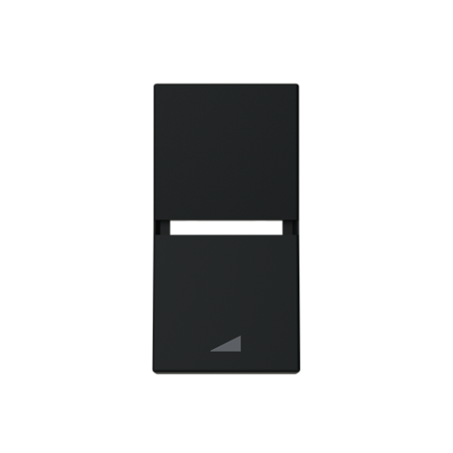 Rocker Dimmer with Dimmer Black - Zenit