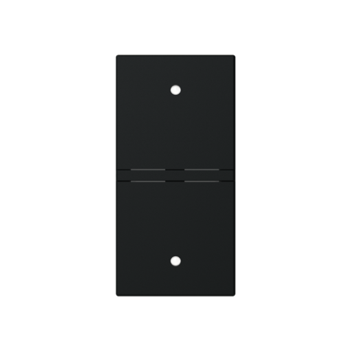 Rocker Switchpush button with Without imprint Matt Black - Zenit