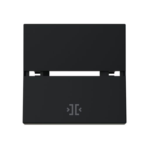 Rocker Switchpush button with Close Black - Zenit