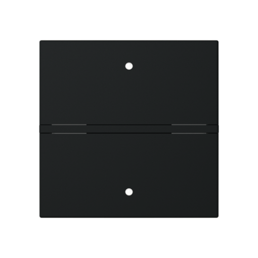 Rocker Switchpush button with Without imprint Matt Black - Zenit