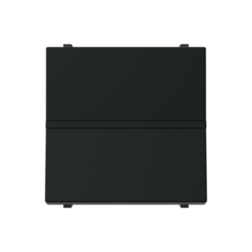 Insertcover Rockerbutton, 2-pole switch with LED exchangeable Black - Zenit