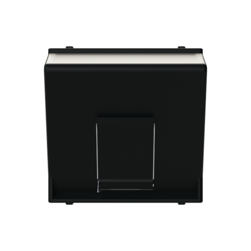 Cover For data connection housing 1 gang Black - Zenit