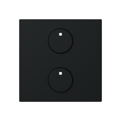 Rocker Switchpush button with Various symbols Black - Zenit