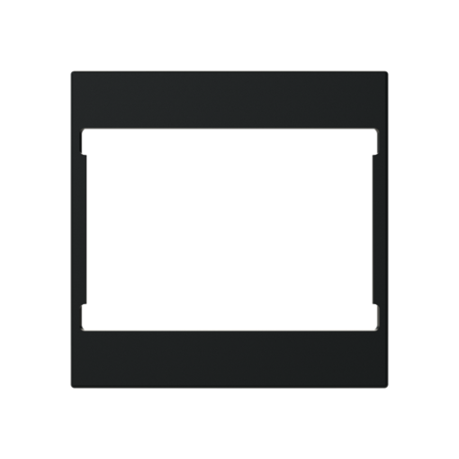 Cover plate Sensor with Without imprint Black - Zenit