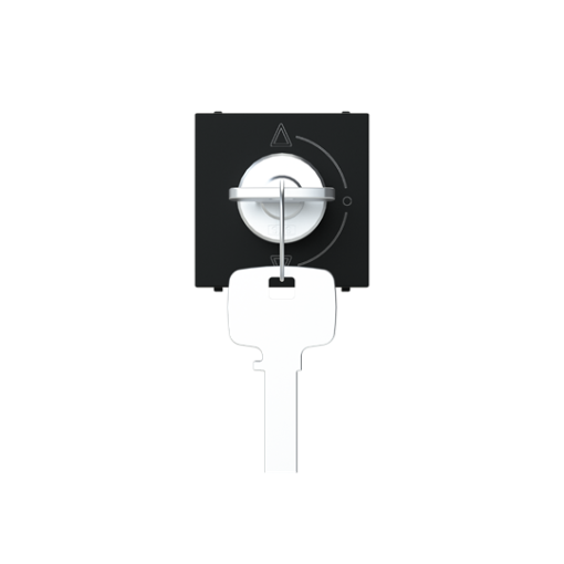 Key switch insertcover Key, Alternating-alternating switch Black - Zenit