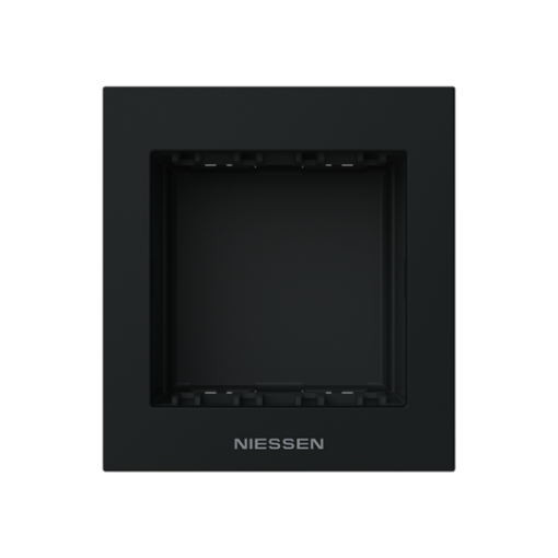 Frame 1-gang Black - Zenit