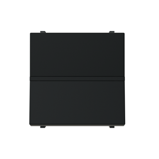 Insertcover Rockerbutton, Two-way switch with LED exchangeable Black - Zenit