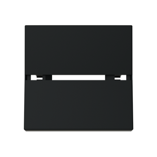 Rocker Switchpush button with Without imprint Black - Zenit