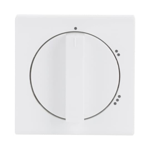 Cover plate with legend Symbol "1-2-3" for Level switch, Turn button studio white - Platform 63