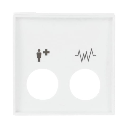 Cover plate Call unit studio white - Platform 63