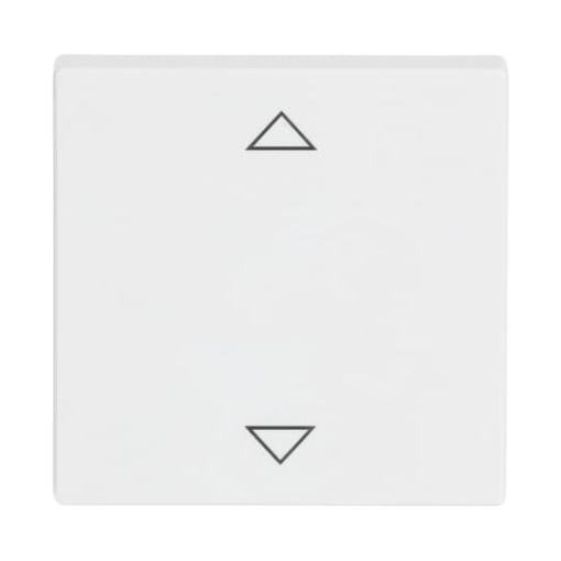 Rocker with legend Symbol "arrows" for Venetian blind, Single rocker studio white - Platform 63