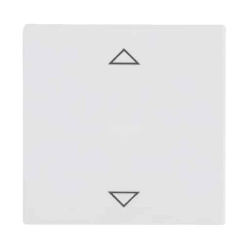 Rocker with legend Symbol "arrows" for Venetian blind, Single rocker studio white matt - Platform 63